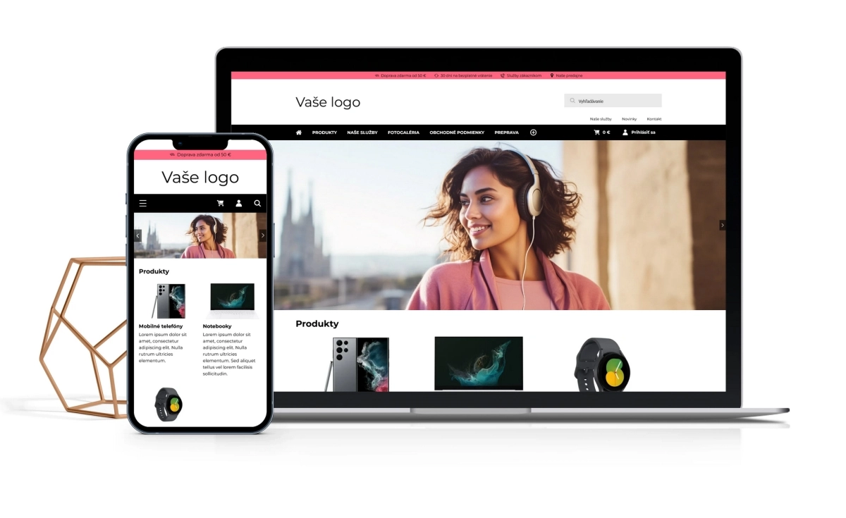 Eshop na mobile: s e-shop šablónami od BiznisWeb.sk samozrejmosť